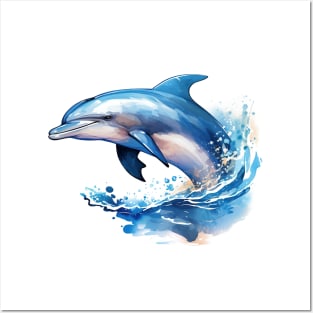 Adorable Dolphin Posters and Art